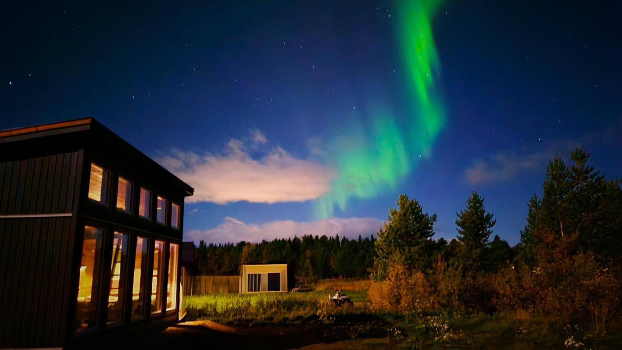 Reindeer River Lights Lodge Kiruna Εξωτερικό φωτογραφία